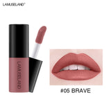12 Color Matte Nude Velvet Texture Lip Gloss
